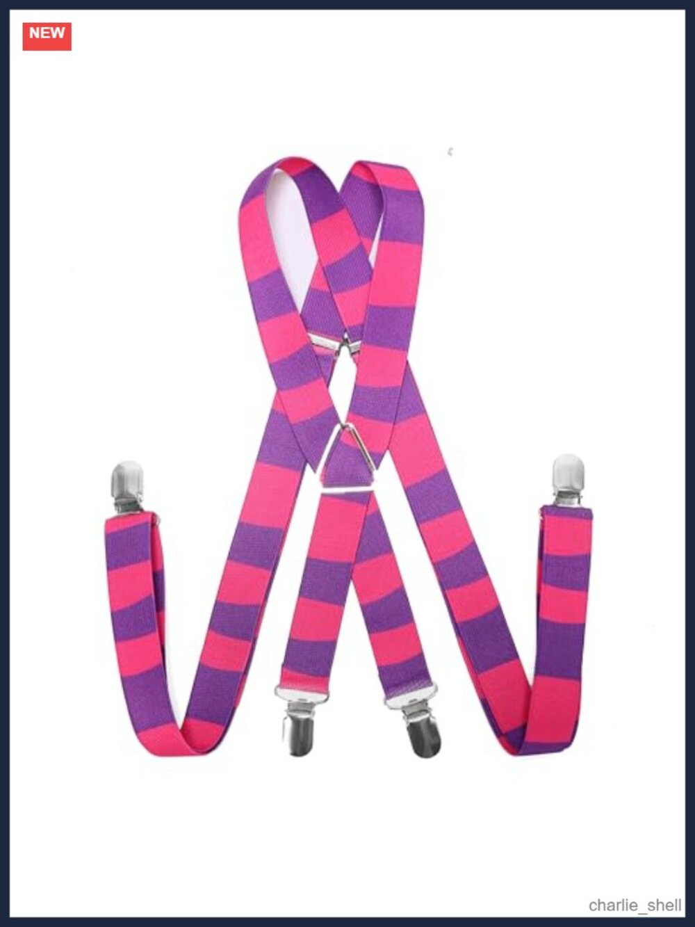 Suspenders Adjustable Polyester Spandex Costume Accessory